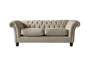 Grosvenor | 2 Seater Sofa | Heather Herringbone Flax