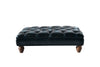 Monk | Large Bench Footstool | Antique Blue