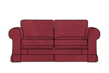 Albany | 2 Seater Extra Loose Cover | Kingston Burgundy