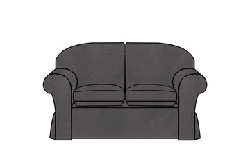 Madrid | 2 Seater Extra Loose Cover | Kingston Charcoal