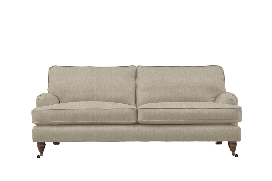 Florence | 4 Seater Sofa | Heather Herringbone Flax