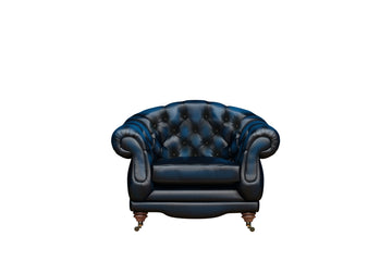 Regent | Club Chair | Antique Blue