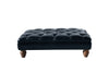 Monk | Large Bench Footstool | Antique Blue