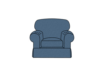 Banbury | Armchair Extra Loose Cover | Shaftesbury Blue