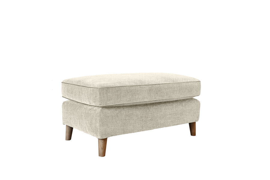 Poppy | Bench Footstool | Hopsack Cream