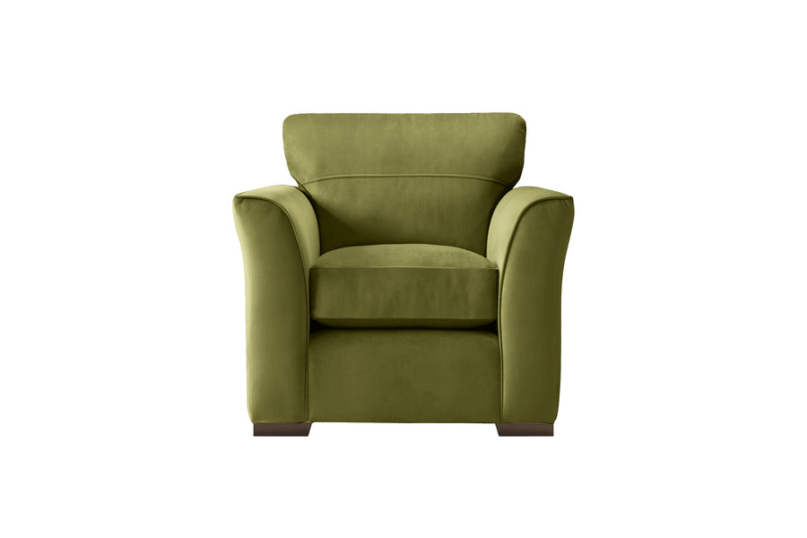 Amelia | Armchair | Opulence Olive Green