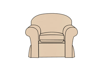 Madrid | Armchair Extra Loose Cover | Capri Natural