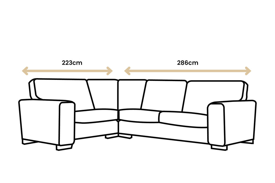 Denver | Modular Option 3 | Atlanta Dark Grey