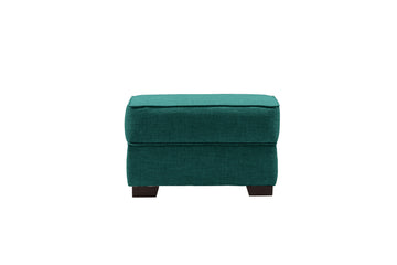 Elgar | Footstool | Linoso Teal