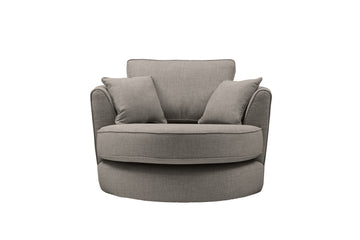 Elgar | Swivel Chair | Linoso Grey