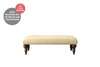 Sophie | Bench Footstool | Stanway Herringbone Cashew