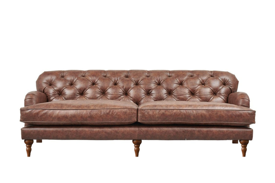 Earl | 4 Seater Sofa | Vintage Chestnut