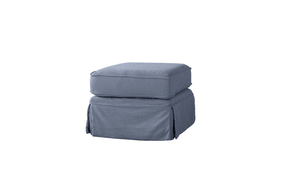 Banbury | Footstool | Shaftesbury Cornflower Blue
