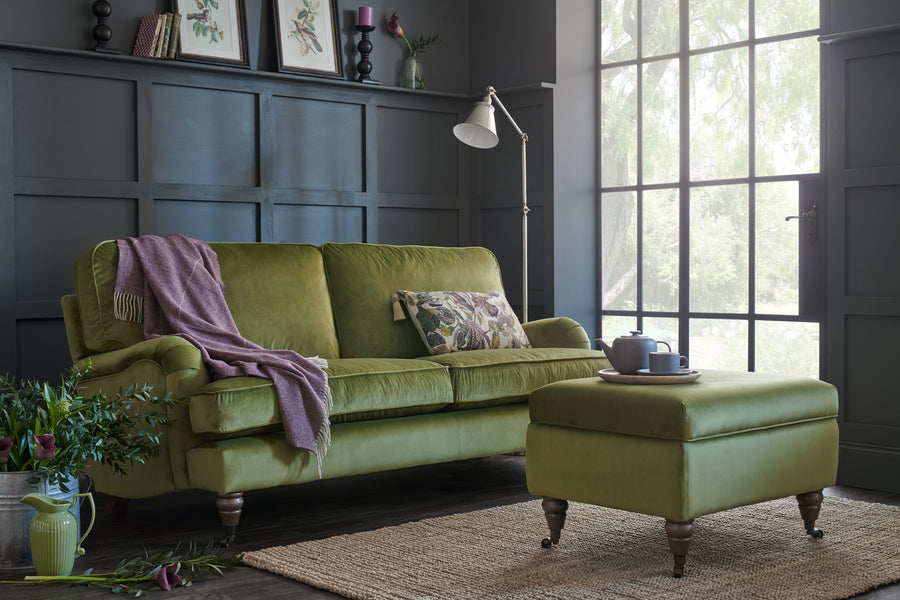 Florence | 3 Seater Sofa | Opulence Olive Green