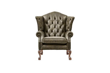 Grand Chesterfield | Highback Chair | Vintage Green