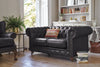 Grand Chesterfield | 2 Seater Sofa | Vintage Slate