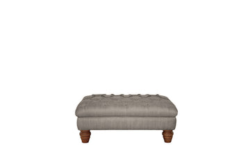 Grosvenor | Button Bench Footstool | Pavilion Dove