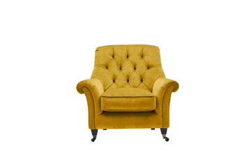 Hampton | Highback Chair | Brunswick Mustard