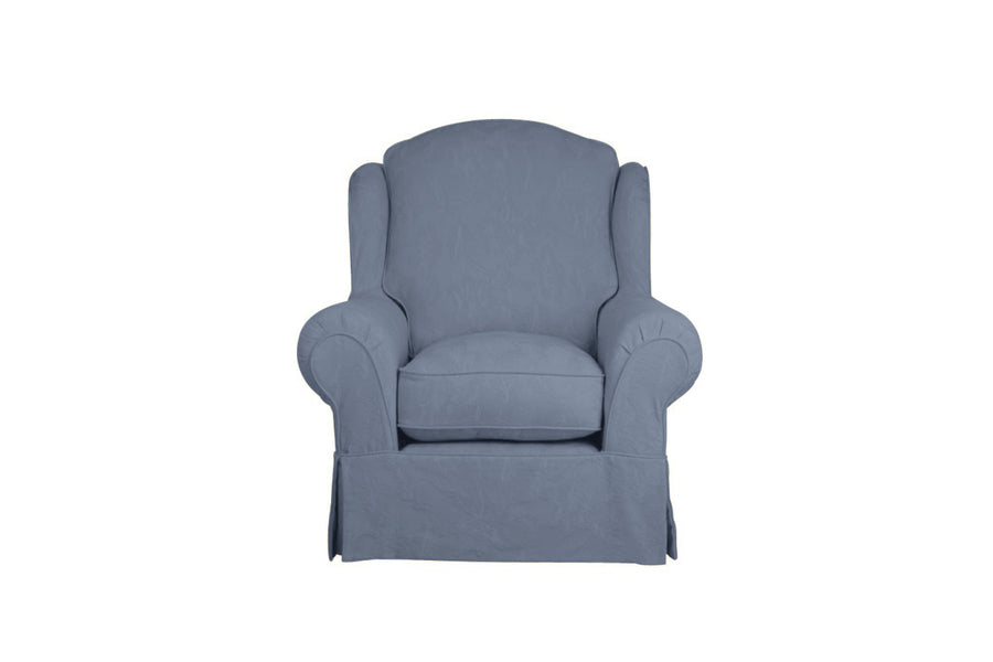 Banbury | Highback Chair | Shaftesbury Cornflower Blue