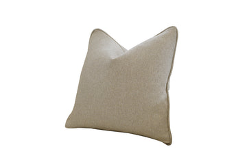 Agatha | Scatter Cushion | Heather Herringbone Flax