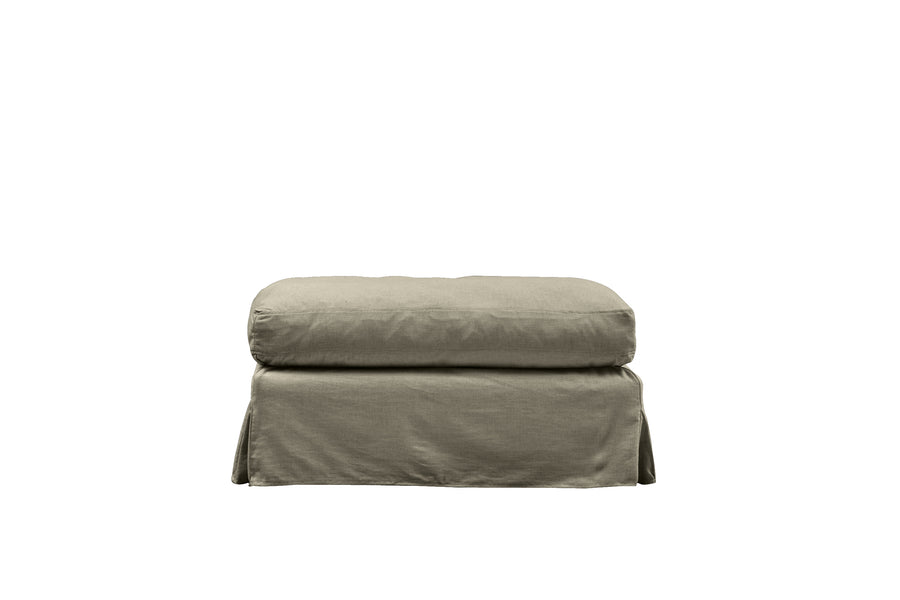 Kate | Bench Footstool Extra Loose Cover | Capri Lichen