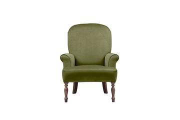Grosvenor | Emily Companion Chair | Opulence Olive Green