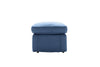 Newport | Footstool Extra Loose Cover | Capri Blue