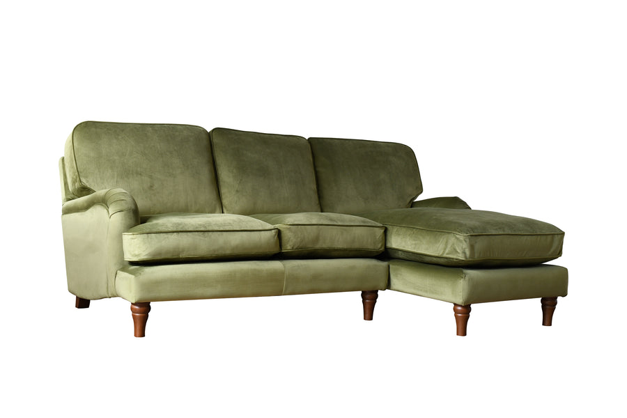 Florence | Chaise Sofa Option 1 | Opulence Olive Green