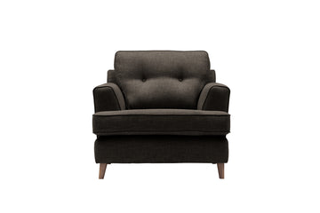 Poppy | Armchair | Linoso Charcoal