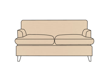 Positano | 2 Seater Extra Loose Cover | Capri Natural