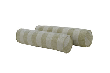 Blenheim | Bolsters (pair) | Brecon Stripe Sage