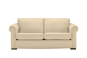 Scala | 3 Seater Leather Sofa | Softgrain Cream