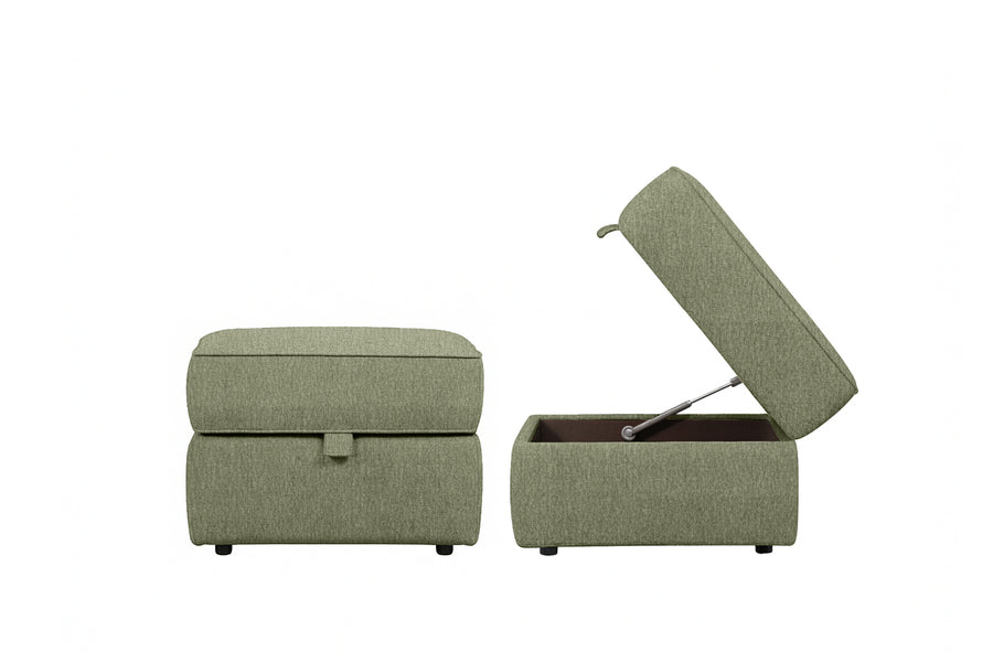 Blenheim | Storage Stool | Willow Sage