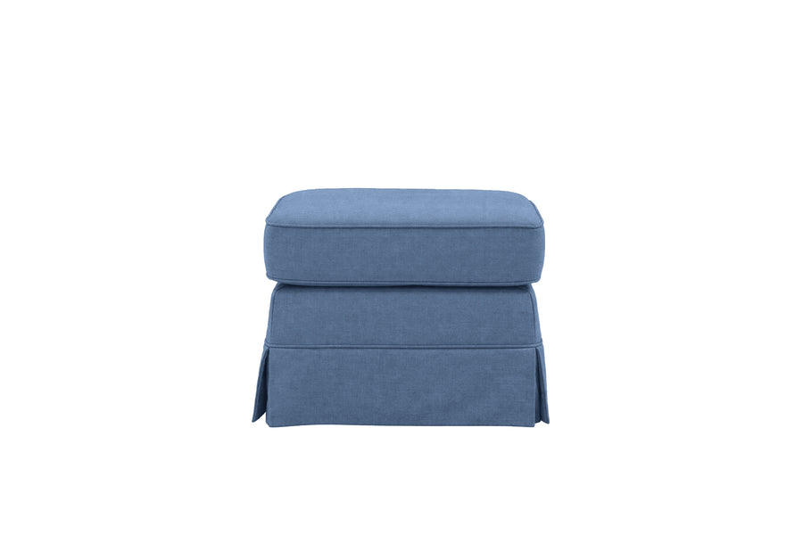 Newport | Footstool | Capri Blue