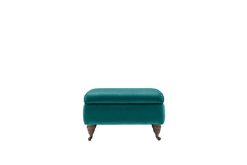 Agatha | Storage Stool | Opulence Teal