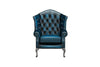 Victoria | Canterbury Highback Chair | Antique Blue