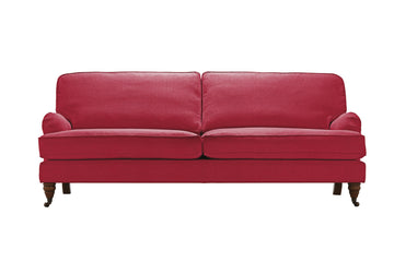 Florence | 4 Seater Sofa | Flanders Raspberry