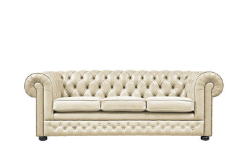 Chesterfield | 3 Seater Sofa | Milton Stone