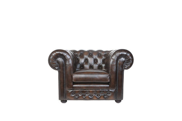 Chesterfield | Club Chair | Antique Brown
