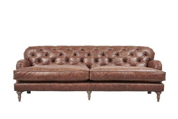 Earl | 4 Seater Sofa | Vintage Chestnut