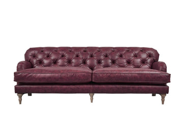 Earl | 4 Seater Sofa | Vintage Oxblood