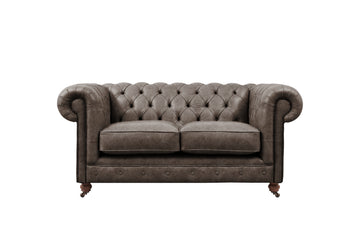 Grand Chesterfield | 2 Seater Sofa | Vintage Grey