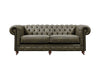 Grand Chesterfield | 3 Seater Sofa | Vintage Green