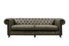 Grand Chesterfield | 4 Seater Sofa | Vintage Green