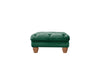Grosvenor | Button Footstool | Opulence Emerald