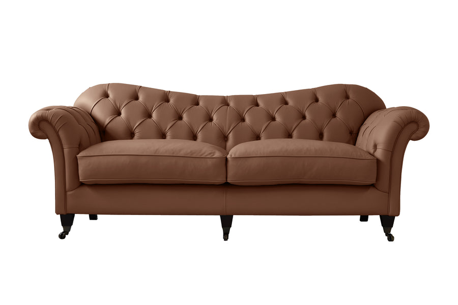 Hampton | 3 Seater Sofa | Softgrain Tan