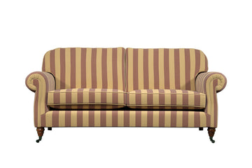 Blenheim | Grand Sofa | Brecon Stripe Terracotta