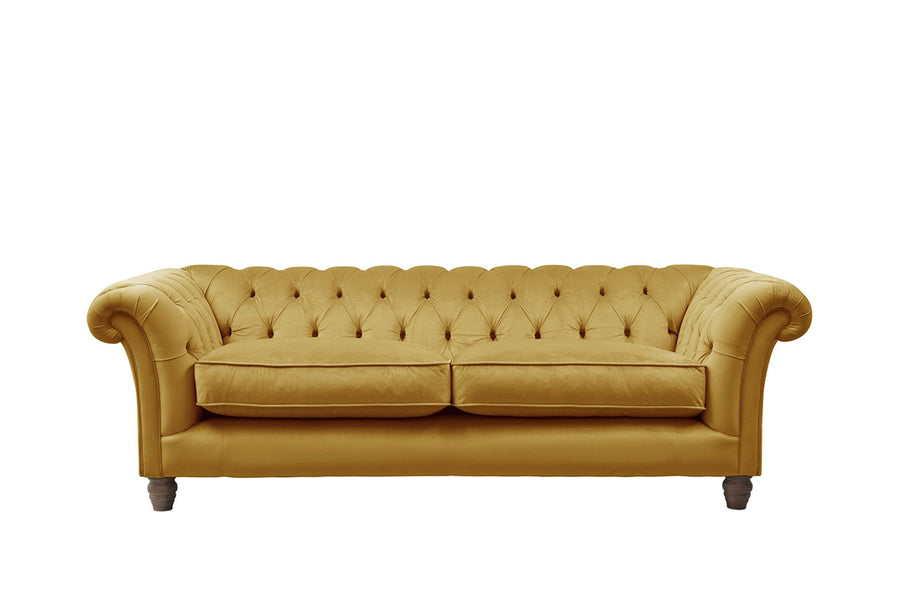 Grosvenor | 3 Seater Sofa | Opulence Saffron