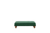 Grosvenor | Plain Bench Footstool | Opulence Emerald