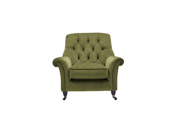 Hampton | Highback Chair | Opulence Olive Green